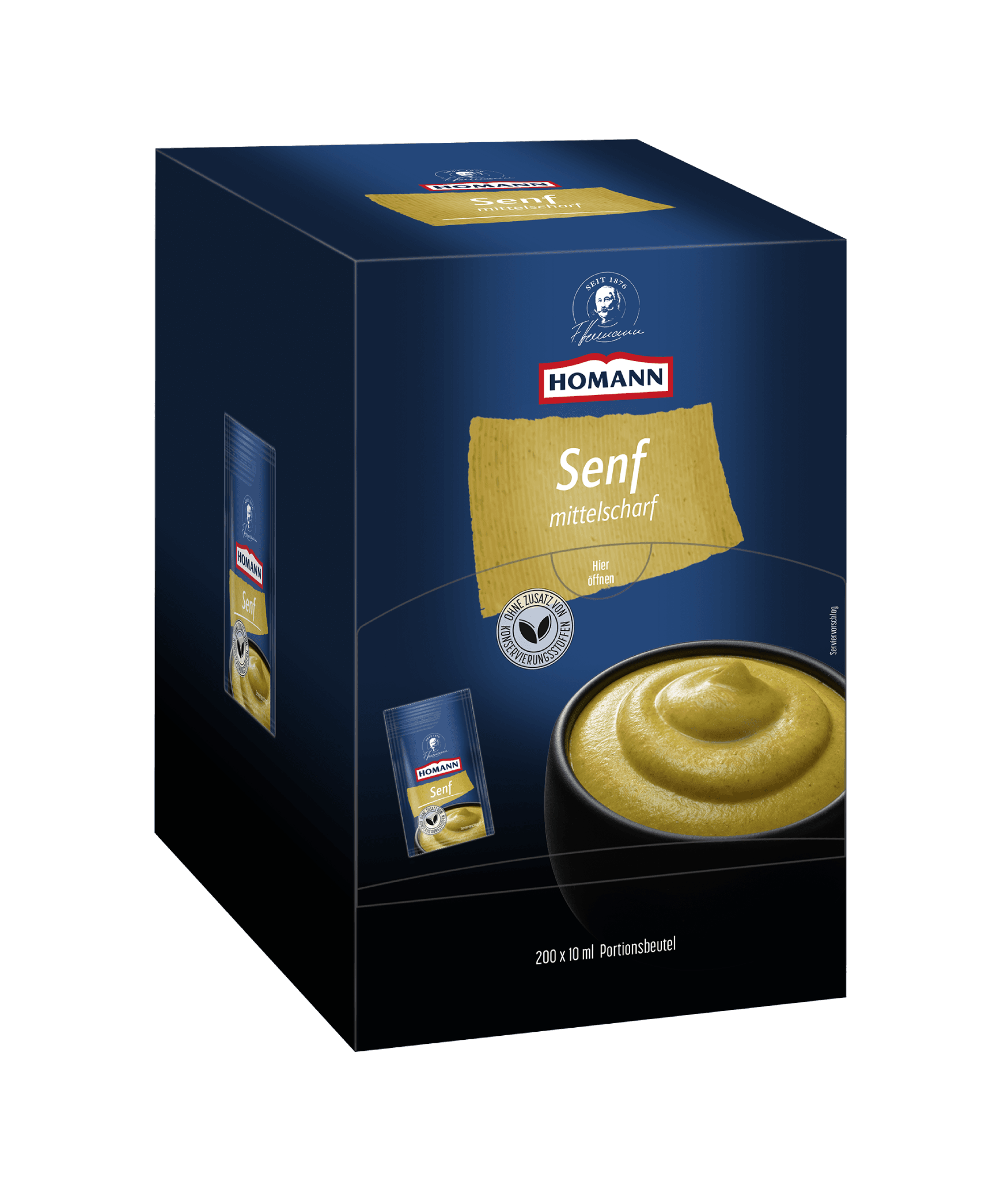 Homann Senf Mittelscharf