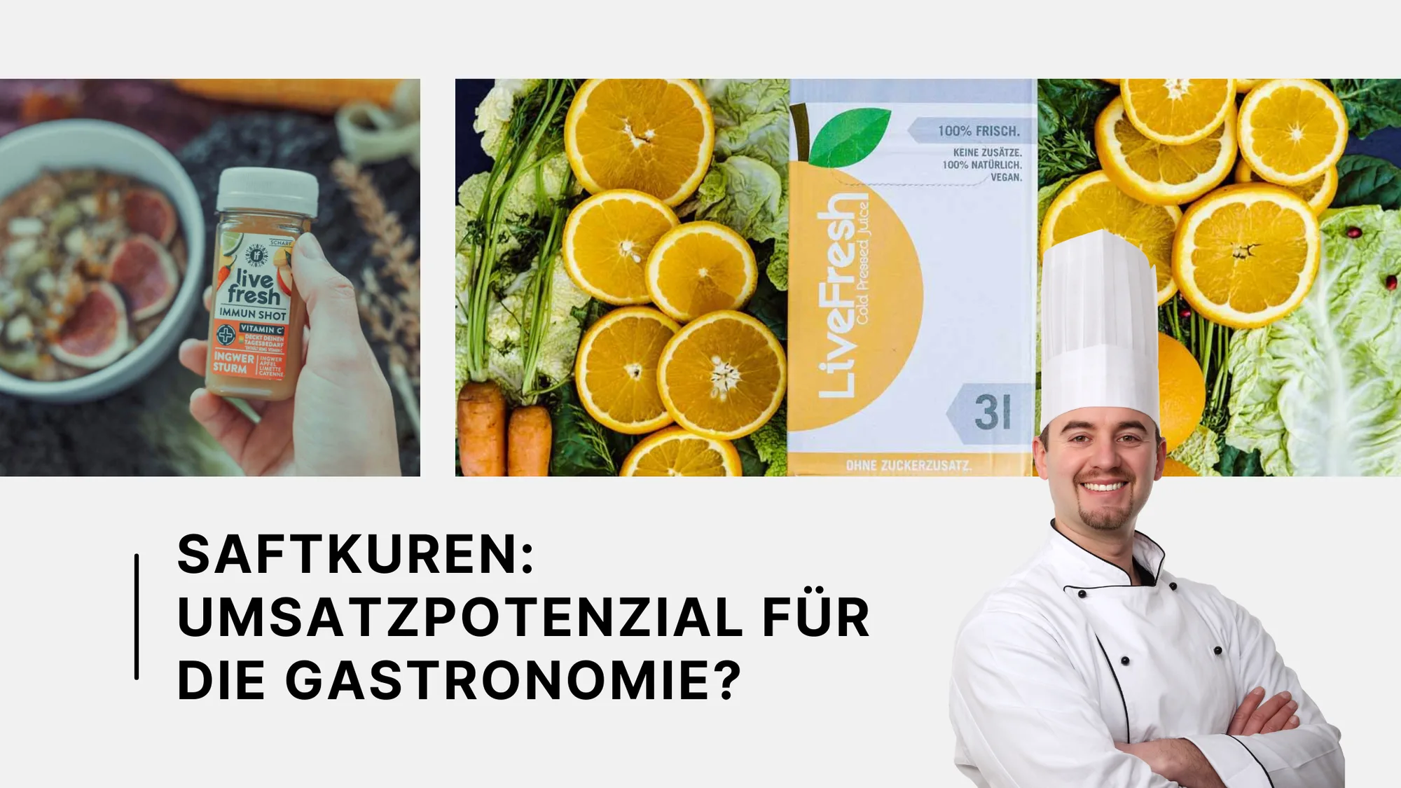 Saftkuren: Umsatzpotenzial für die Gastronomie?