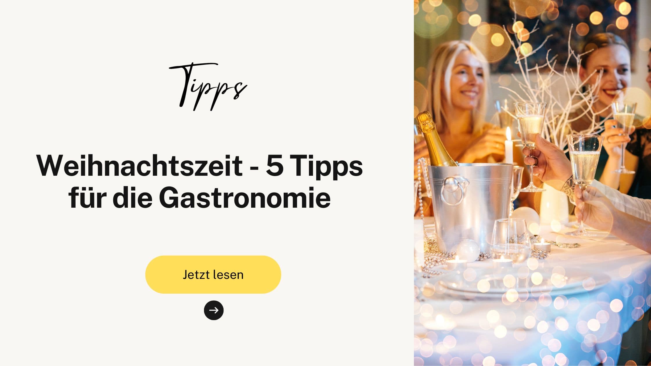 Weihnachtszeit - 5 Tipps für die Gastronomie