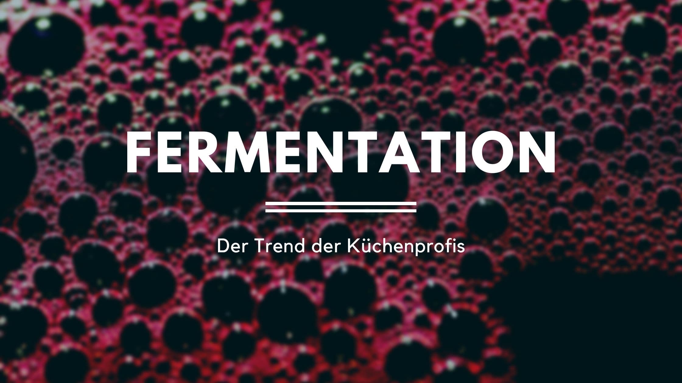 Fermentation: Der Trend der Küchenprofis