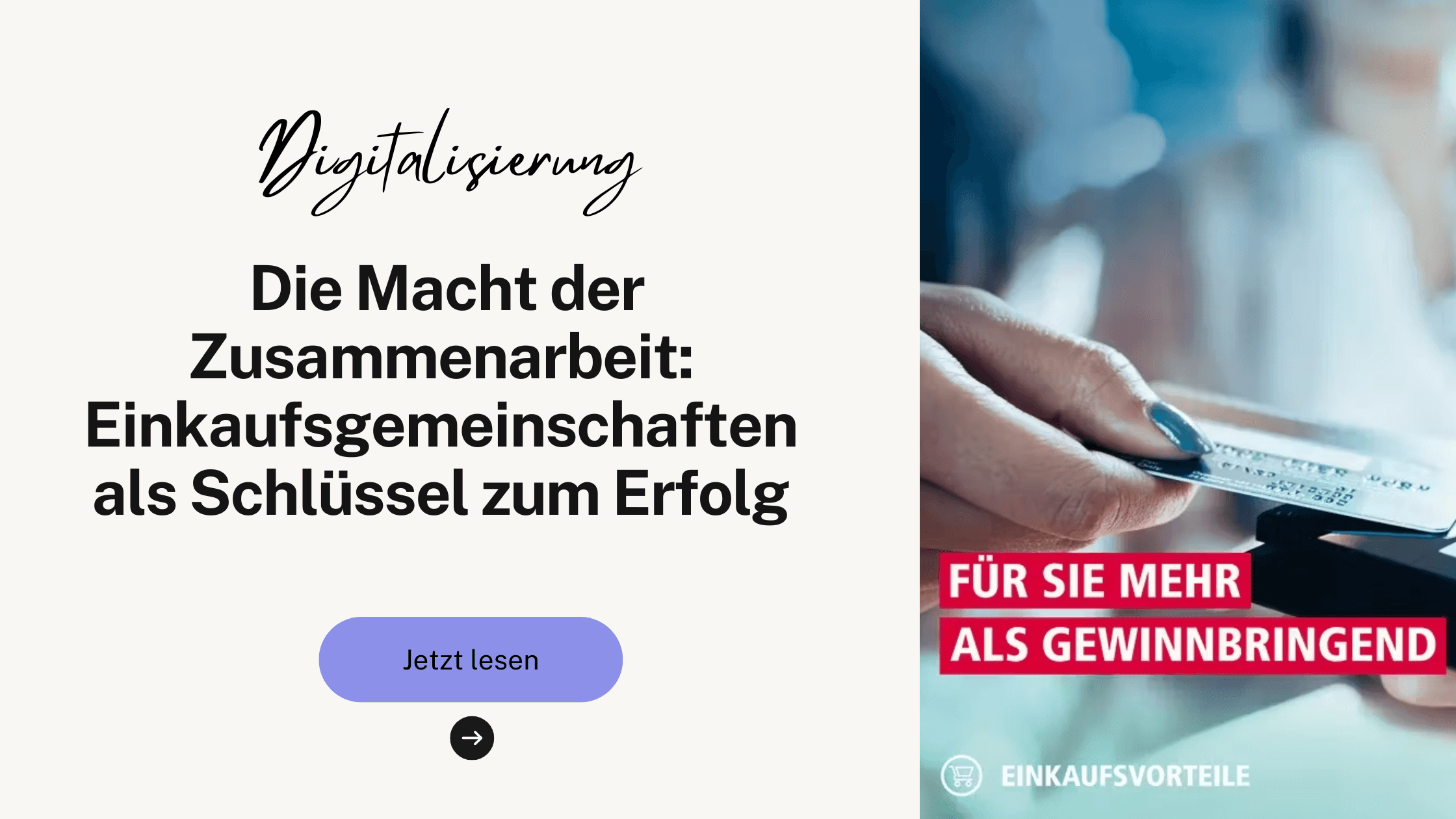 Die Macht der Zusammenarbeit: Warum Einkaufsgemeinschaften und starke Partnerschaften für Unternehmen entscheidend sind