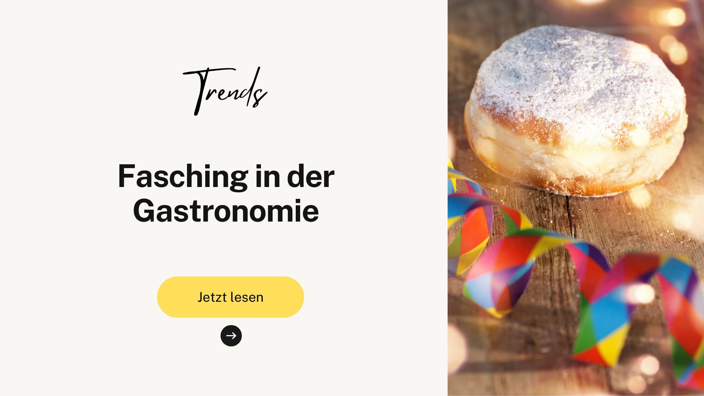 Fasching in der Gastronomie