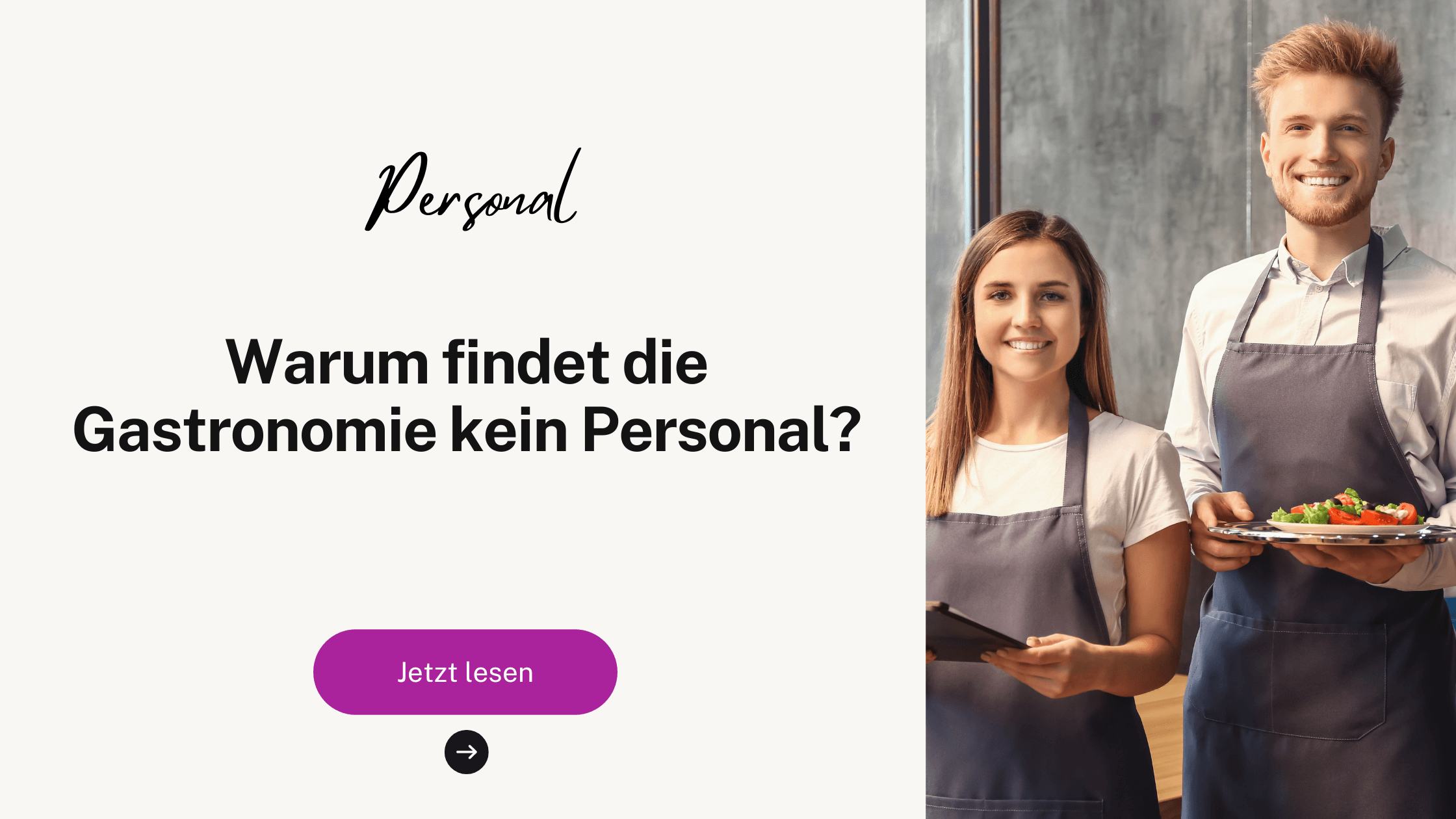 Warum findet die Gastronomie kein Personal?