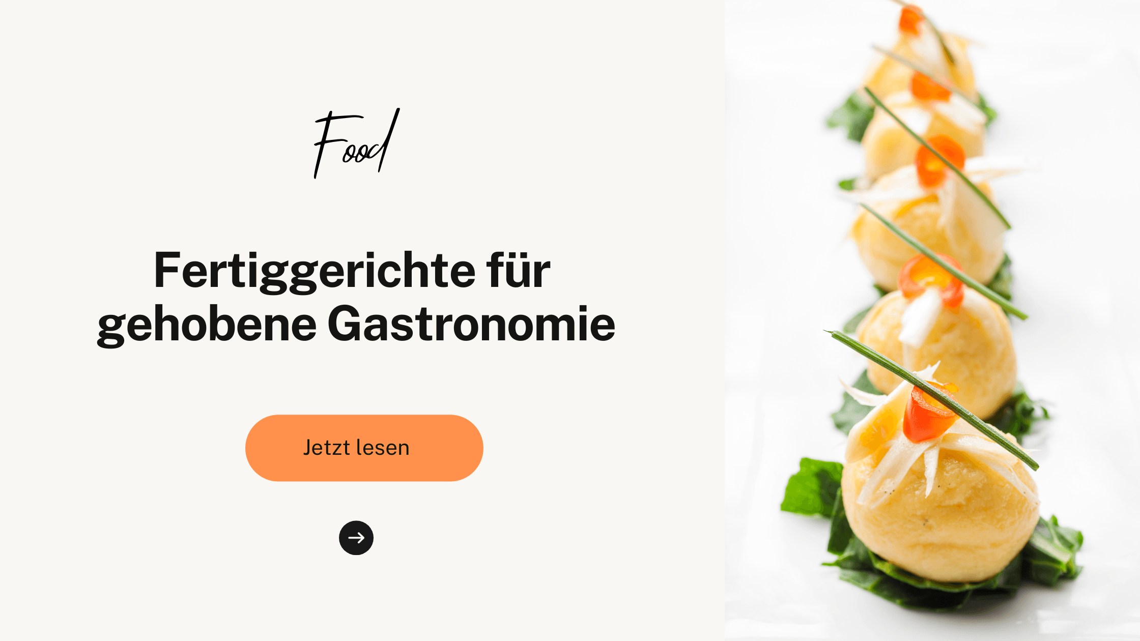 Fertiggerichte für gehobene Gastronomie: Eine kulinarische Lösung für anspruchsvolle Genießer