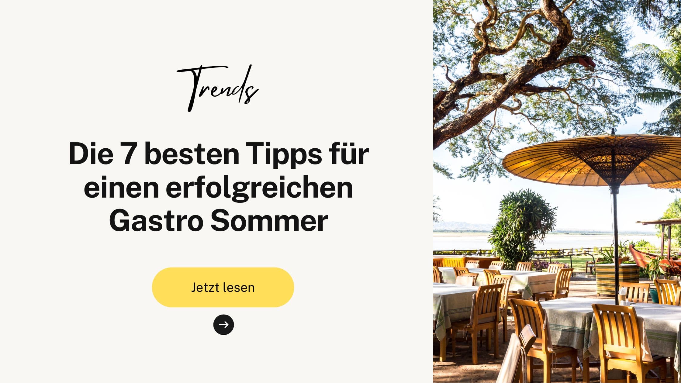 Die 7 besten Tipps für einen erfolgreichen Gastro Sommer