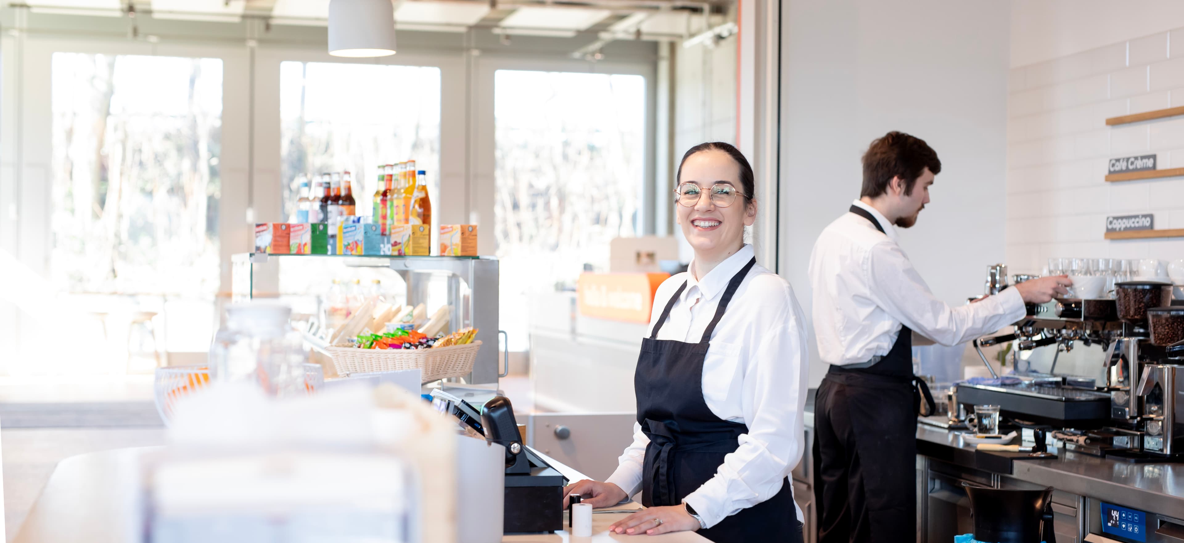 Verpflegung in Cafeterien, Restaurants, Krankenhäusern und bei Events