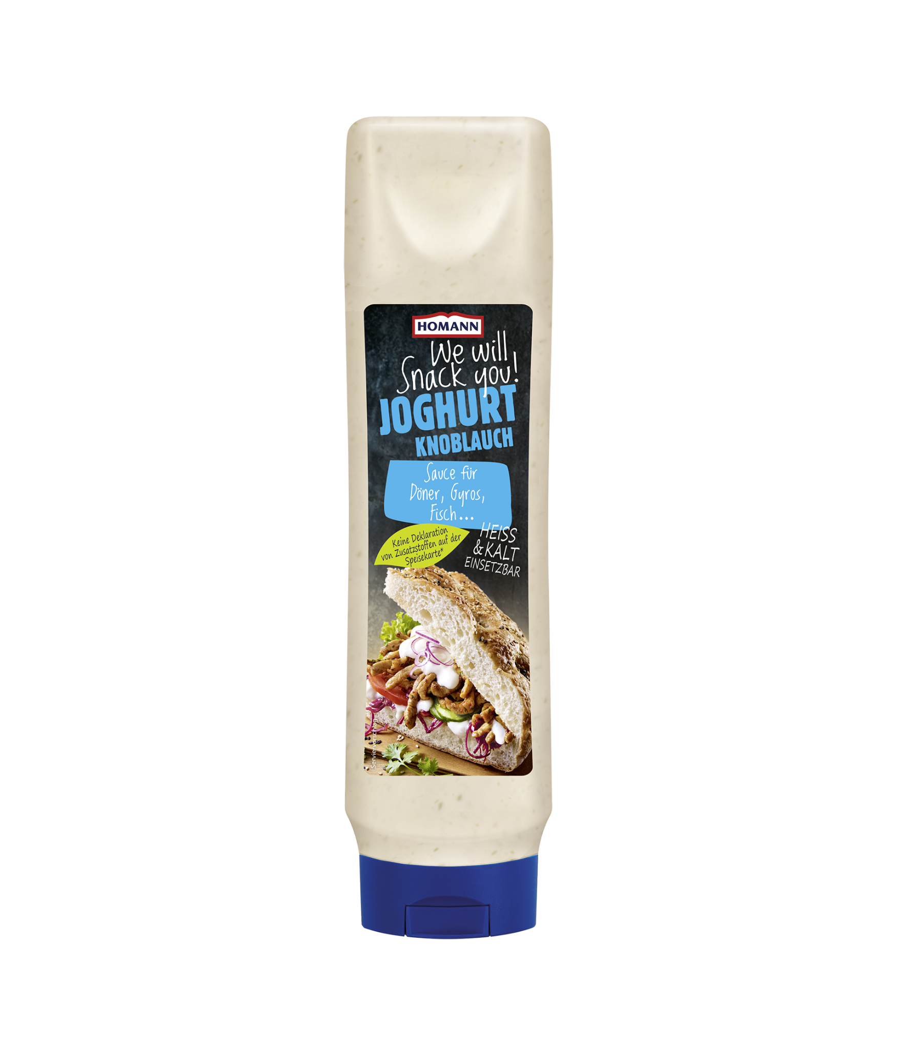 Produktbild von HOMANN Snack Sauce Joghurt Knoblauch 875ml