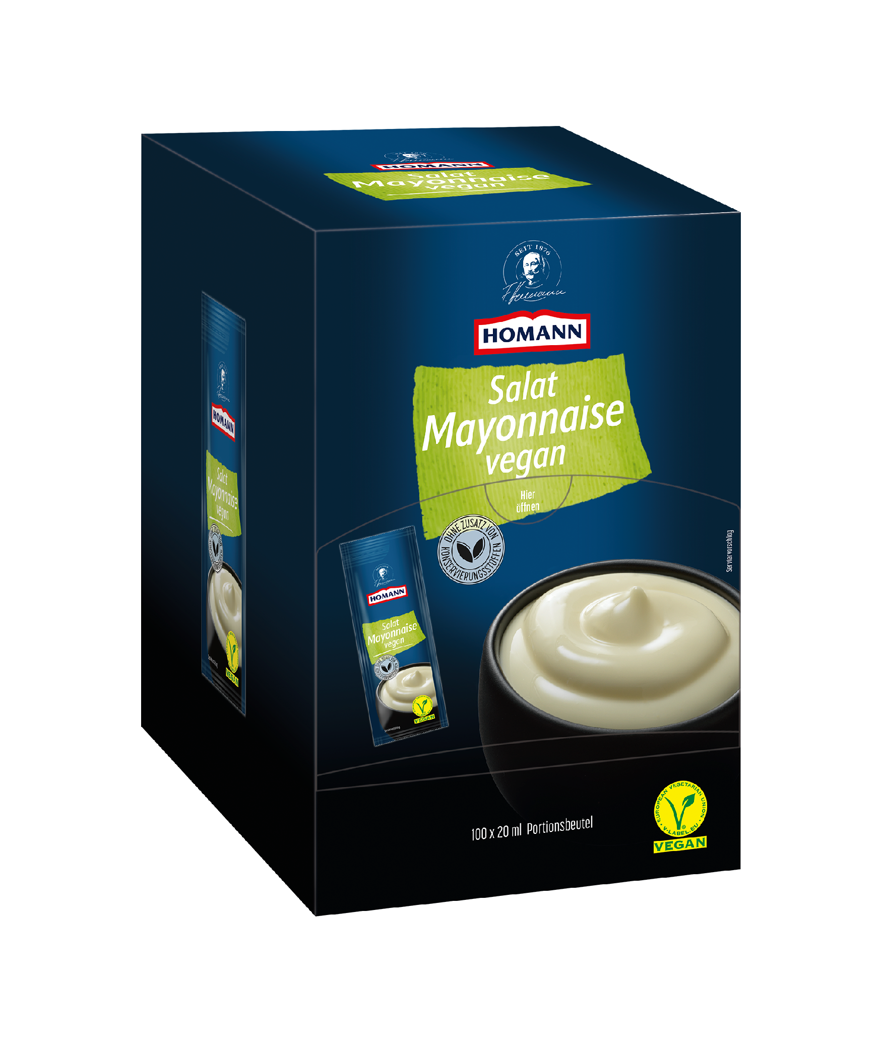 Produktbild von HOMANN Vegane Salat Mayonnaise 20 ml