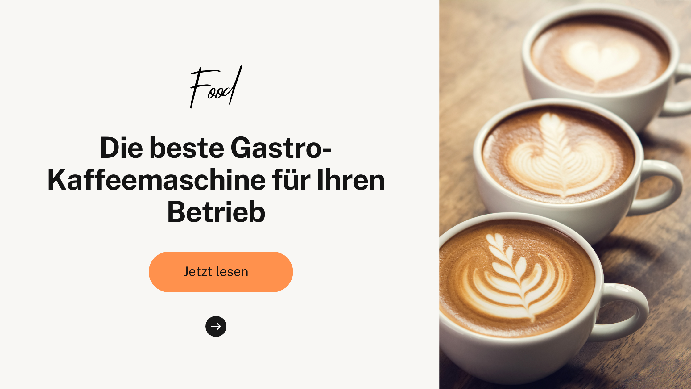 Die beste Gastro-Kaffeemaschine für Ihren Betrieb