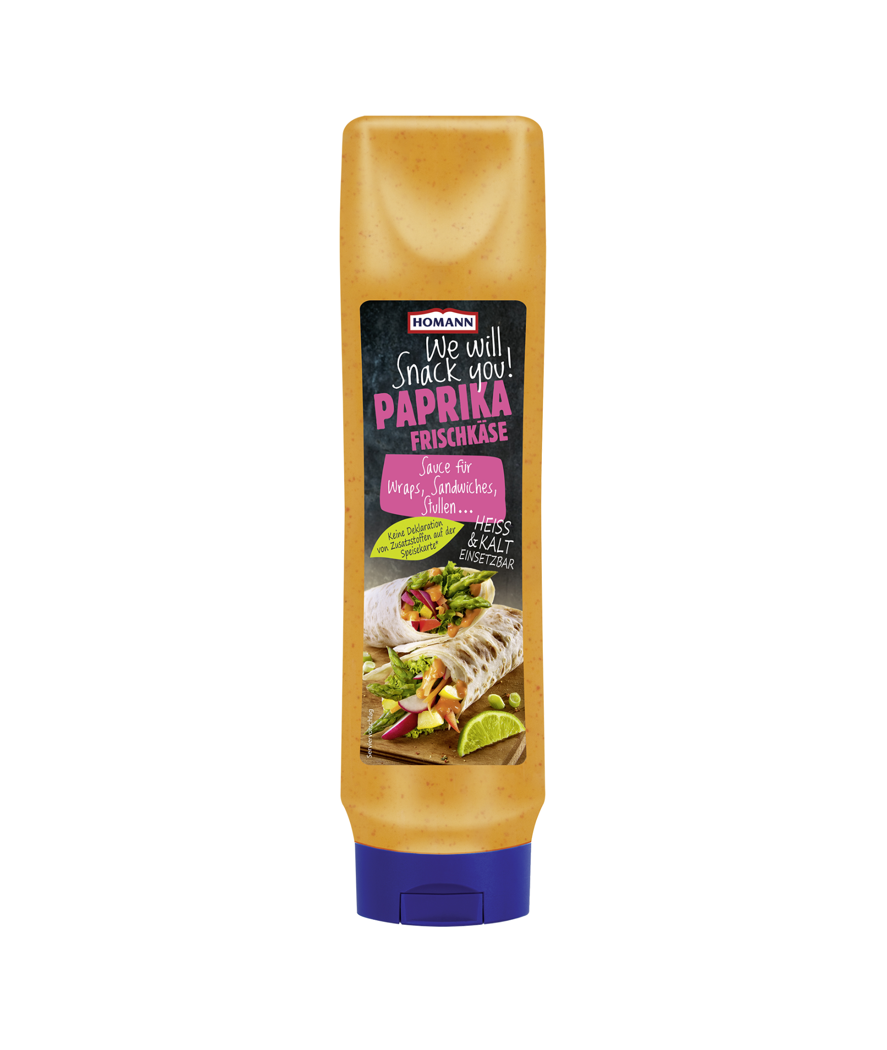 Produktbild von HOMANN Snack Sauce Paprika Frischkäse 875ml